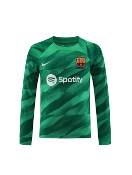 Barcelona Målvakt Replika Hemmakläder 2023-24 Långärmad